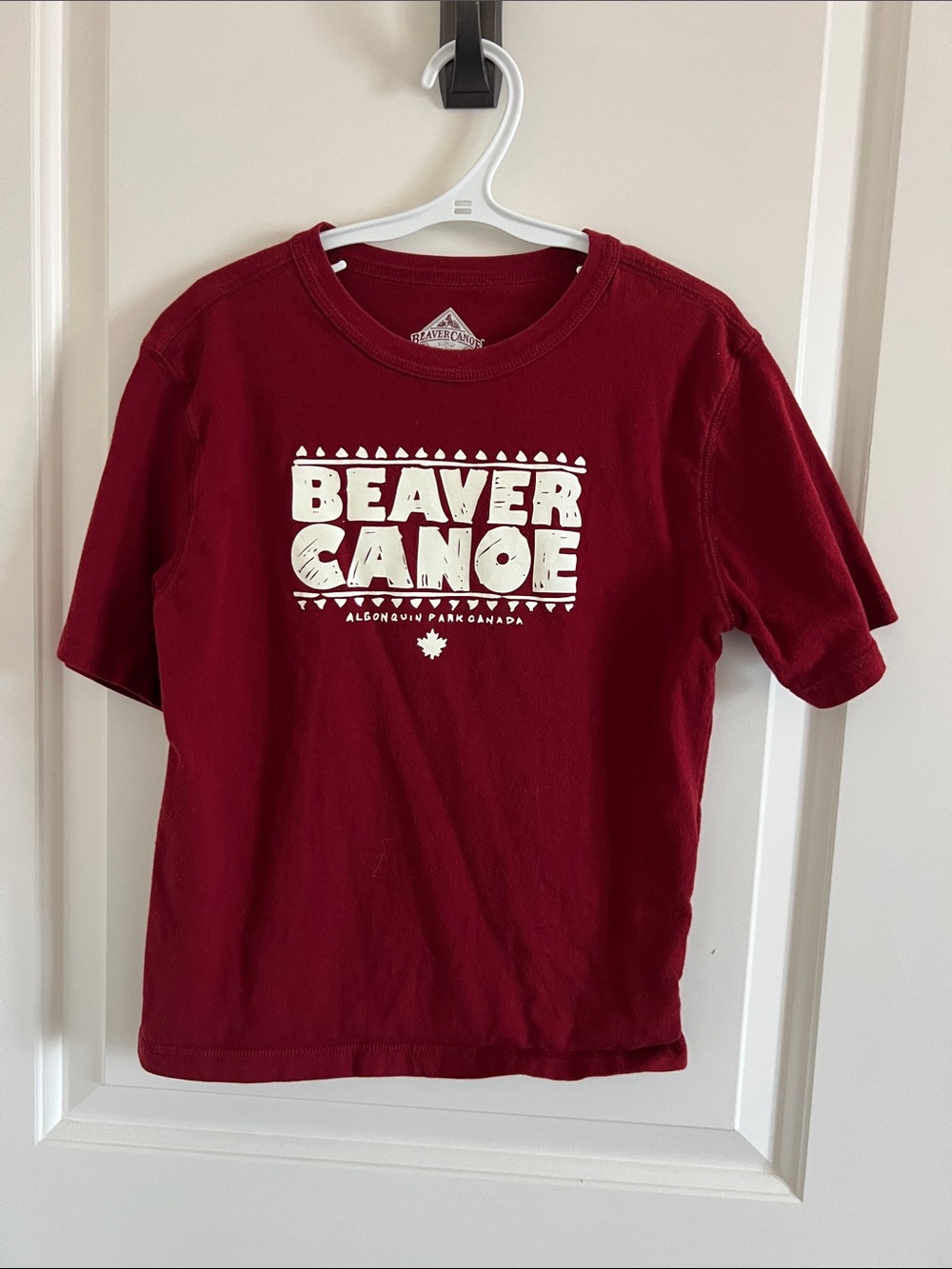 Beaver Canoe Kids' Red Graphic Tee